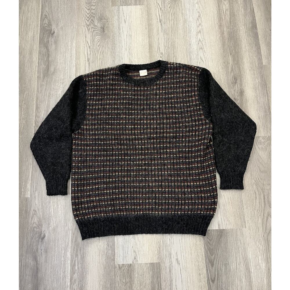 Vintage Alafoss Icewool Icelandic Sweater Men’s L Pure Wool Nordic Made Iceland